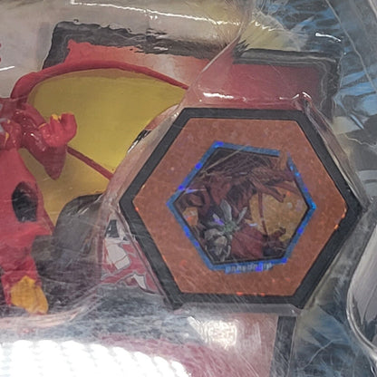 Dragonoid (Red) Collector Action Figure With 2 Trading Cards and Coin