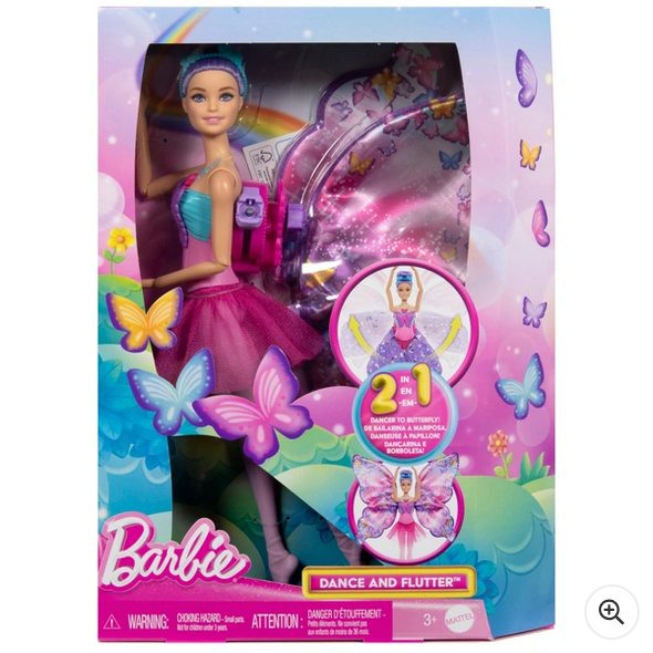 Barbie Dreamtopia Dance and Flutter Butterfly Doll