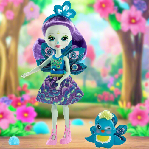 Enchantimals Patter Peacock And Flap Doll