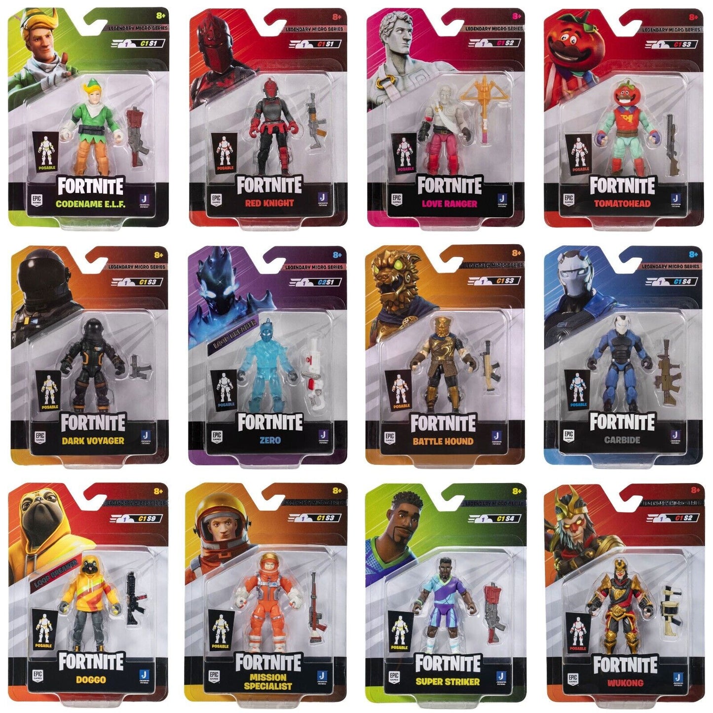 Fortnite Legendary Micro Series 2.5"-inch Action Figures