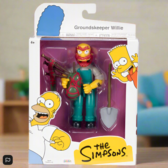 The Simpsons 13cm Groundskeeper Willie Action Figure