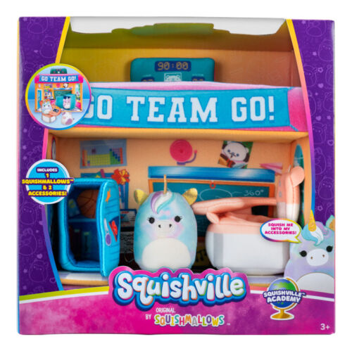 Squishville Academy Go Team Go Playset 2 Accessories 1 Plush