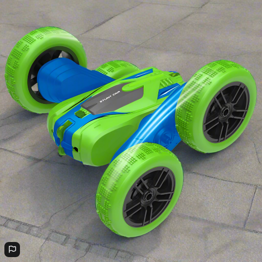 1:24 Spin n Stunt Radio Control Car in Green and Blue