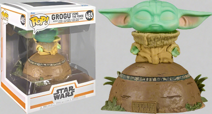 Funko POP! Vinyl Deluxe: Star Wars The Mandalorian - The Child Using the Force (světla a zvuky)