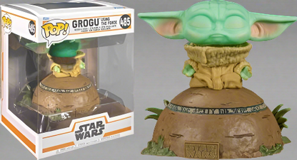 Funko POP! Vinyl Deluxe: Star Wars The Mandalorian - The Child Using the Force (světla a zvuky)