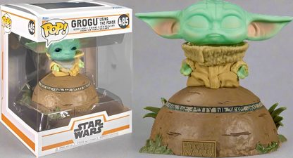 Funko POP! Vinyl Deluxe: Star Wars The Mandalorian - The Child Using the Force (světla a zvuky)