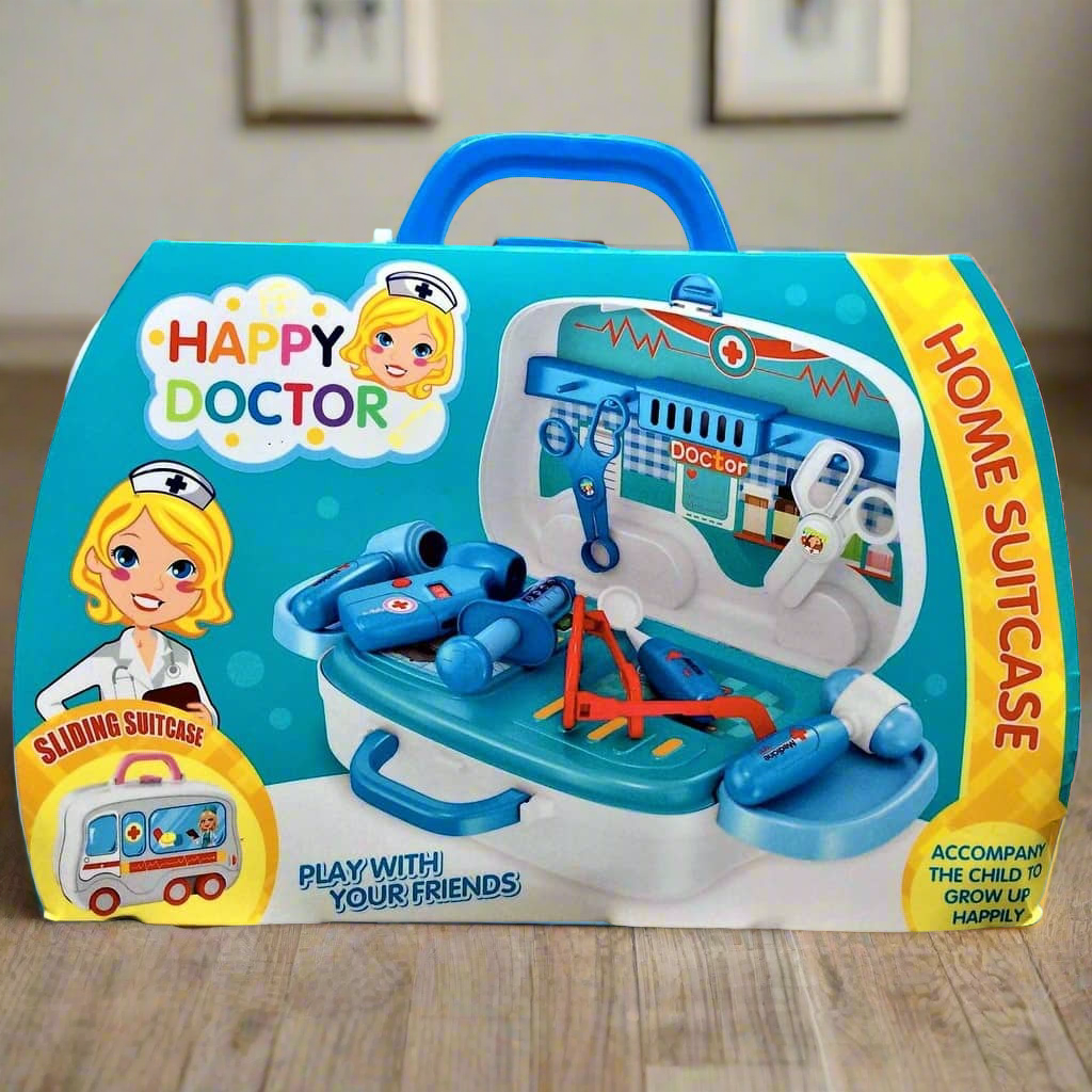 Happy Doctor Sliding Home Suitcase Playset