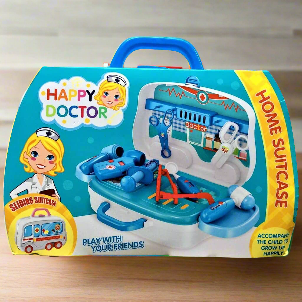 Happy Doctor Sliding Home Suitcase Playset