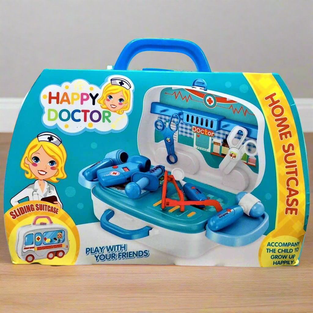 Happy Doctor Sliding Home Suitcase Playset