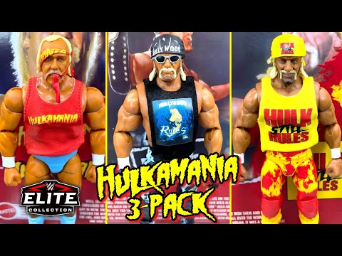 WWE Elite Hulk Hogan 40th Anniversary Action Figure 3 Pack