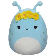 Original Squishmallows 40cm Natnat the Blue Alien Soft Toy