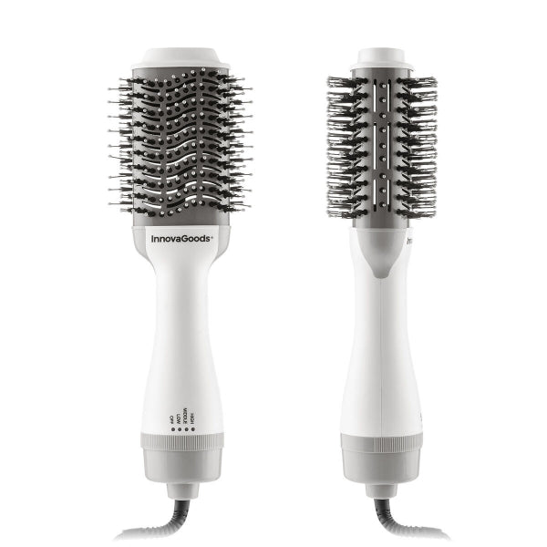 InnovaGoods Ionic Dryer and Volumising Brush Volumio  1000W White/Grey