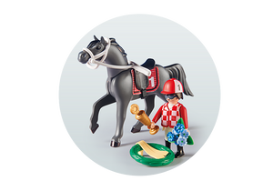 PLAYMOBIL  Country 9261- Horse Jockey Rosette And Trophy