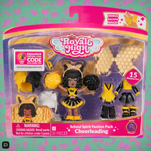 Načíst obrázek do prohlížeče Galerie, Royale High School Spirit Fashion Pack Cheerleading - Series 1 Dark Doll