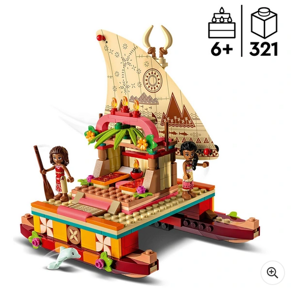 Playset LEGO Disney Princess 43210 Moana's Wayfinding Boat Toy