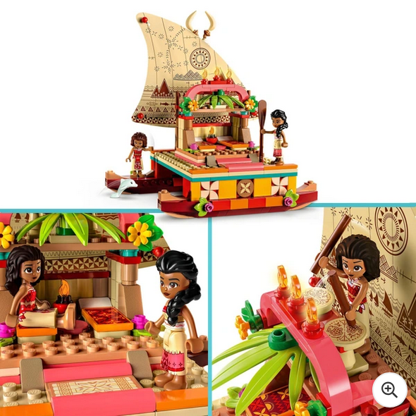 Playset LEGO Disney Princess 43210 Moana's Wayfinding Boat Toy