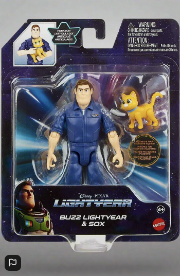 Disney Pixar Lightyear & Sox 5 Inch Action Figure Pack