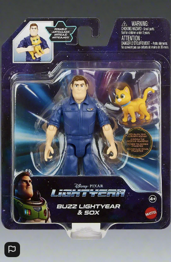 Disney Pixar Lightyear & Sox 5 Inch Action Figure Pack