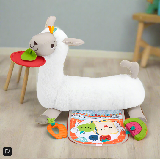 Fisher-Price Grow with Me Tummy Time Llama