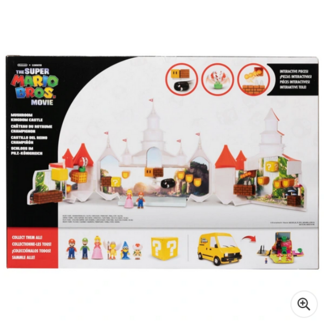 Nintendo Super Mario Movie Mushroom Kingdom Castle Playset