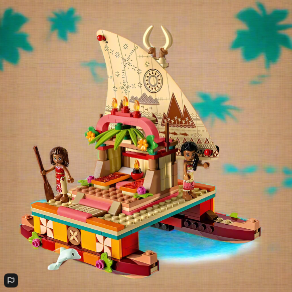 Playset LEGO Disney Princess 43210 Moana's Wayfinding Boat Toy