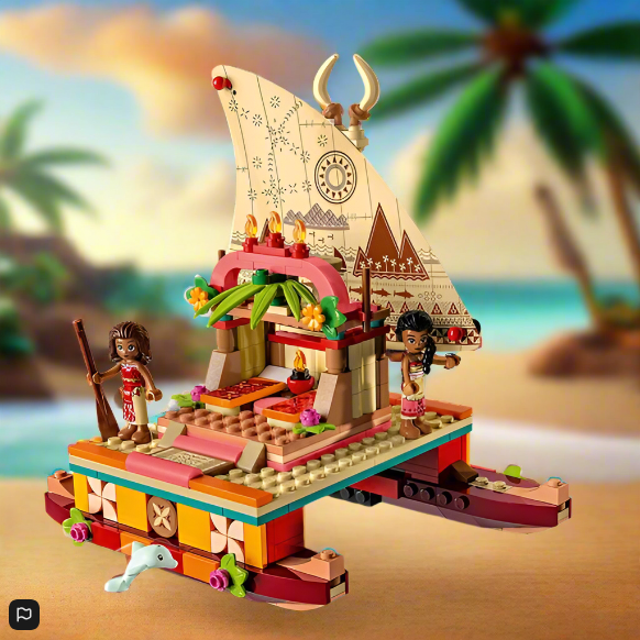 Playset LEGO Disney Princess 43210 Moana's Wayfinding Boat Toy