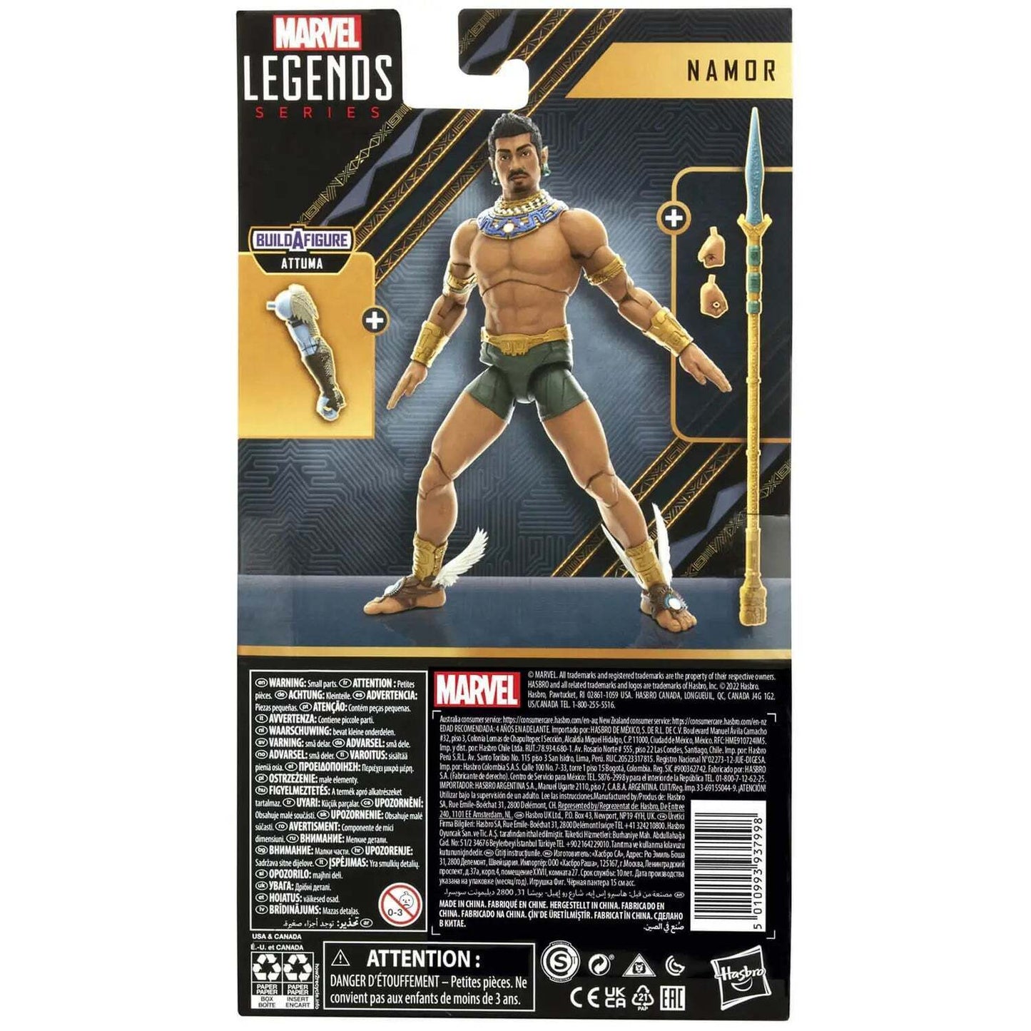 Marvel Legends Series Black Panther Wakanda Forever Namor 6-inch Action Figure