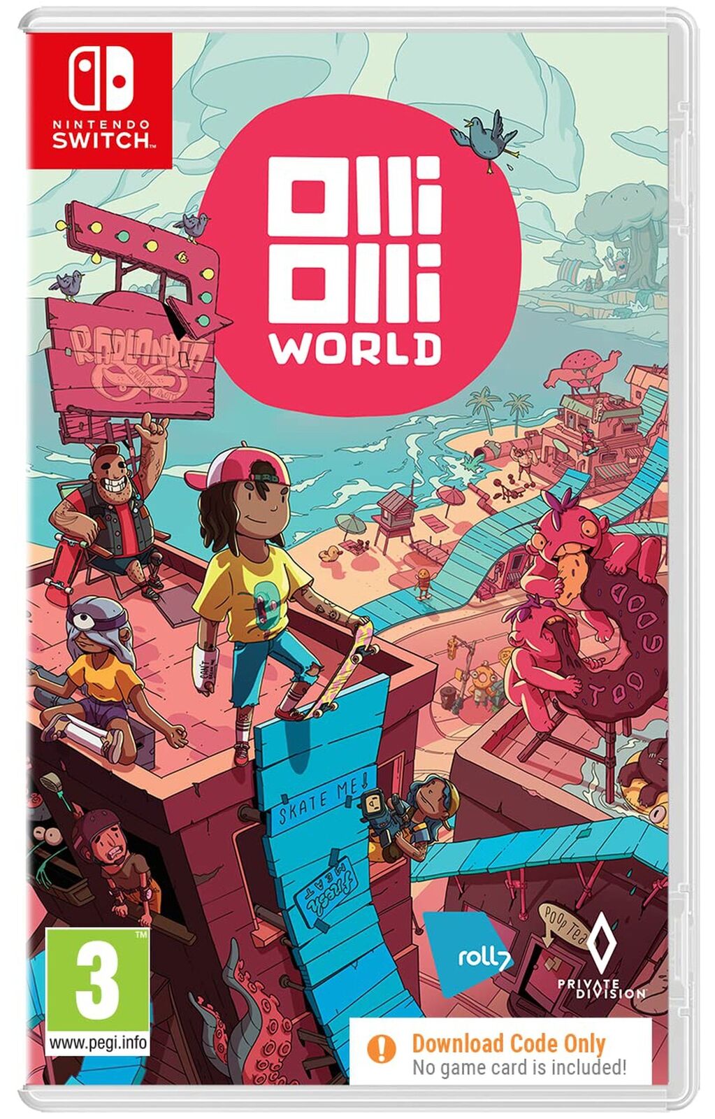 Olli Olli World Code in Box For Nintendo Switch Game