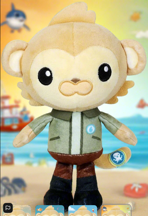 Octonauts Above & Beyond Crew Plush - Paani Soft Plush Toy 22cm