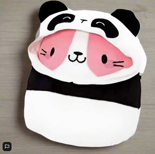 Squishmallows 20cm Joxtine the Cat in Panda Costume Plush