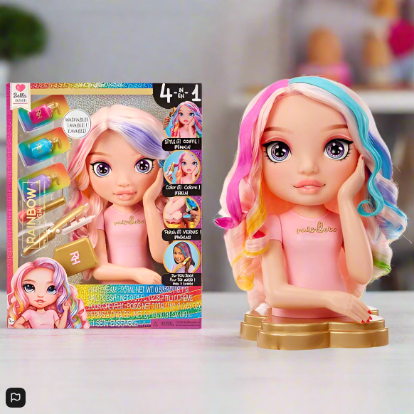 Rainbow High Bella Parker Styling Head Playset