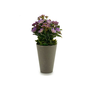 Artificial Flowers in Plant pot  11 x 22 x 11 cm Various Colours 1 Supplied
