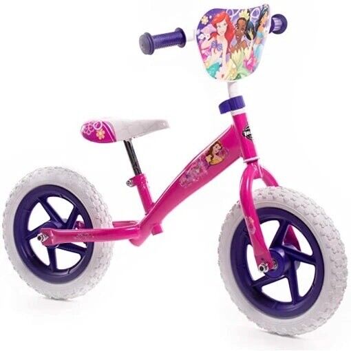 Huffy Disney Princess Balance Bike Pink 12" Pink Toddler Baby Training Bike