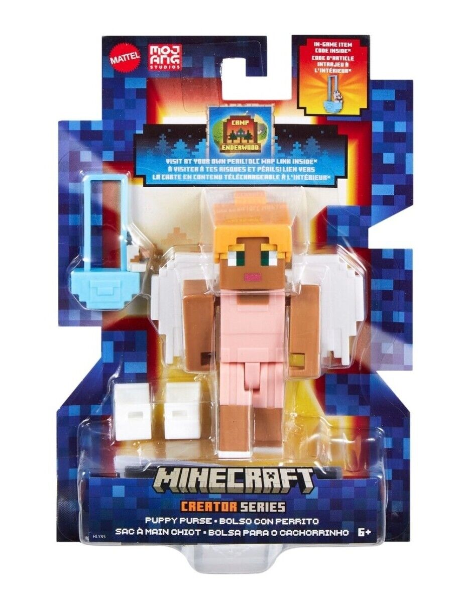 Minecraft Creator Series  Puppy Purse Mini  Figure