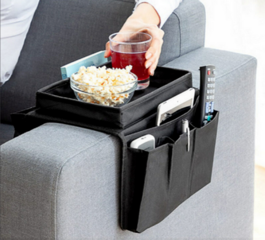 InnovaGoods Sofa Tray with Organiser for Remote Controls