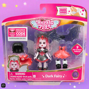 Royale High Deluxe Figure Dark Fairy Fashion Doll