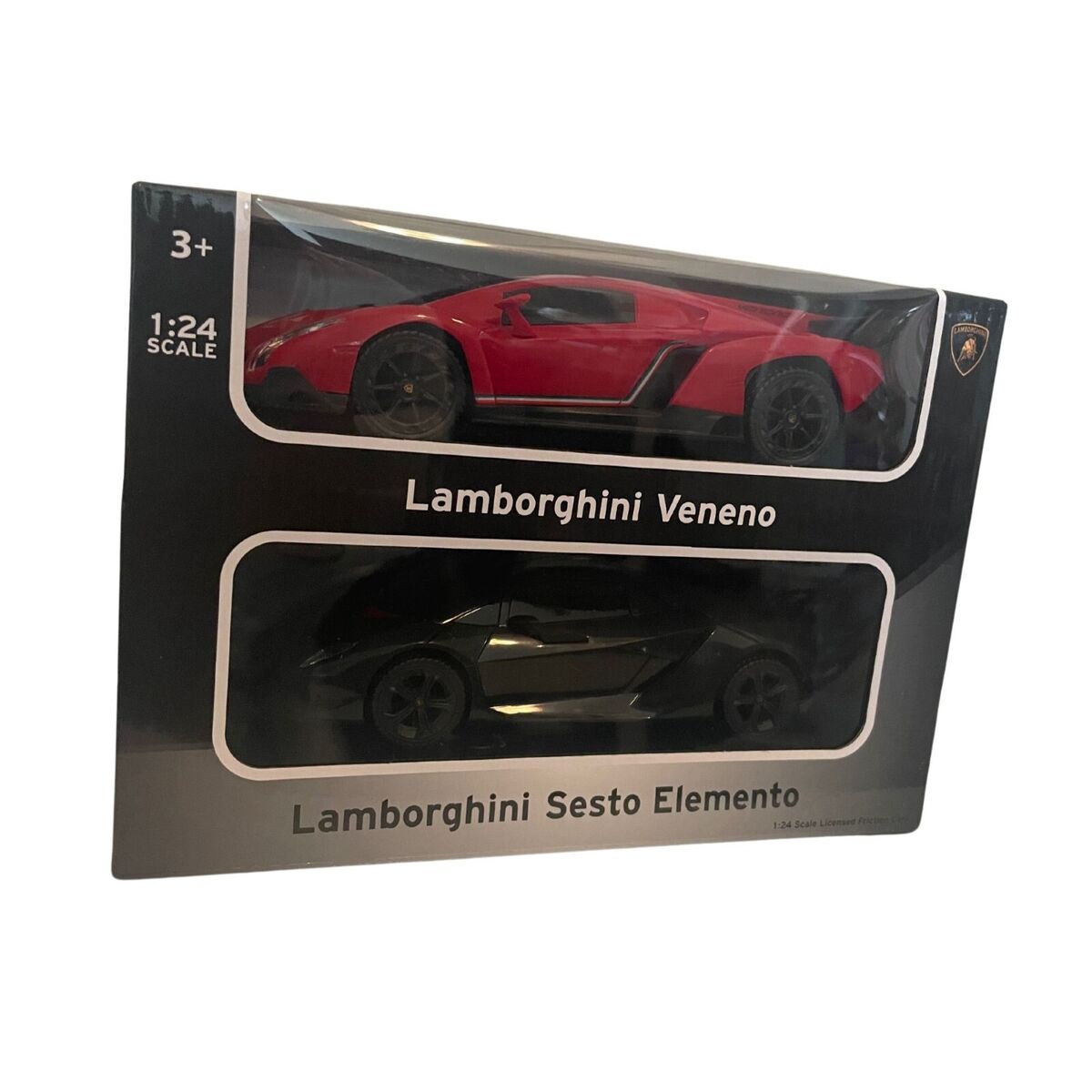 Lamborghini Veneno and Sesto Elemento 1:24 Scale Braha Toy Car 2 Pack