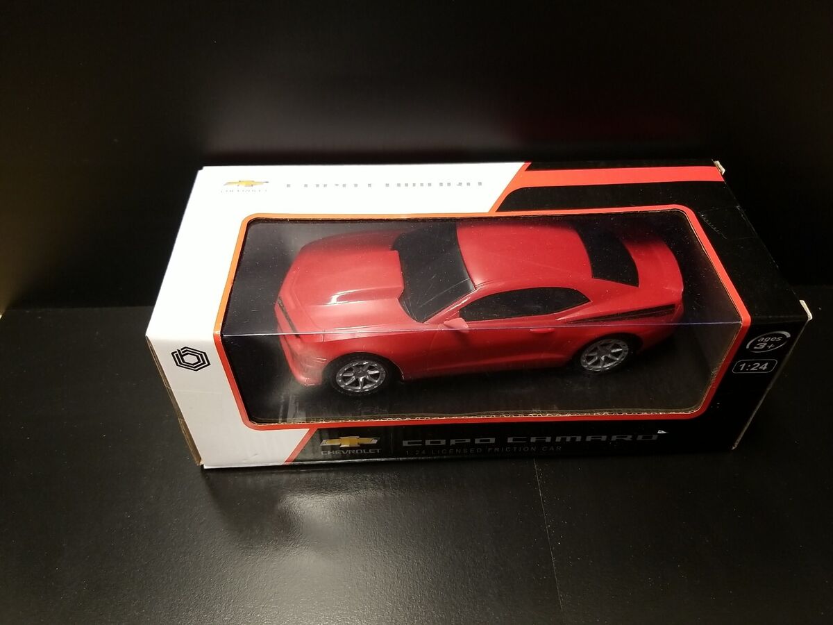 Chevy Copo Camaro Red 1:24 Scale Friction Car Braha Friction Chevrolet