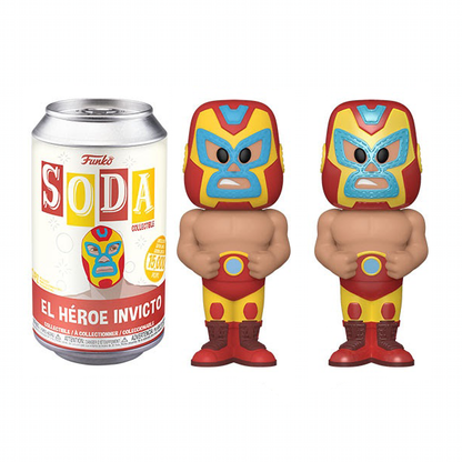 Funko Pop! Vinyl Soda El Heroe Invicto with Possible Chase Figure