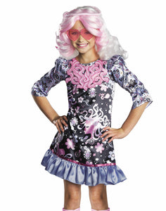 Girls Monster High Fancy Dress Costume Viperine Gorgon  Age 4 To 6 years