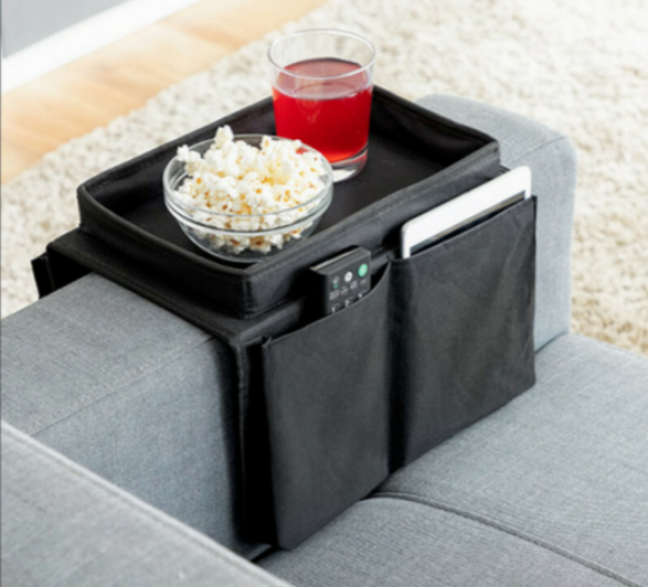 InnovaGoods Sofa Tray with Organiser for Remote Controls