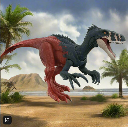 Jurassic World Dominion: Roar Strikers Megaraptor Dinosaur