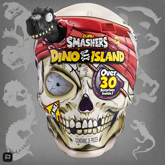 Smashers Dinosaur Island Giant Skull Over 30 Surprises Inside by Zuru