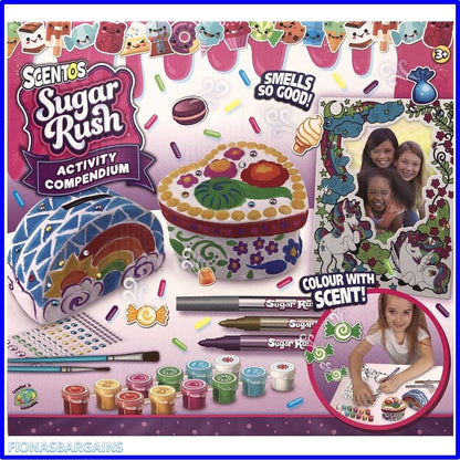 Scentos Sugar Rush - Activity Compendium - Scented Paint Pots  Photo Frame