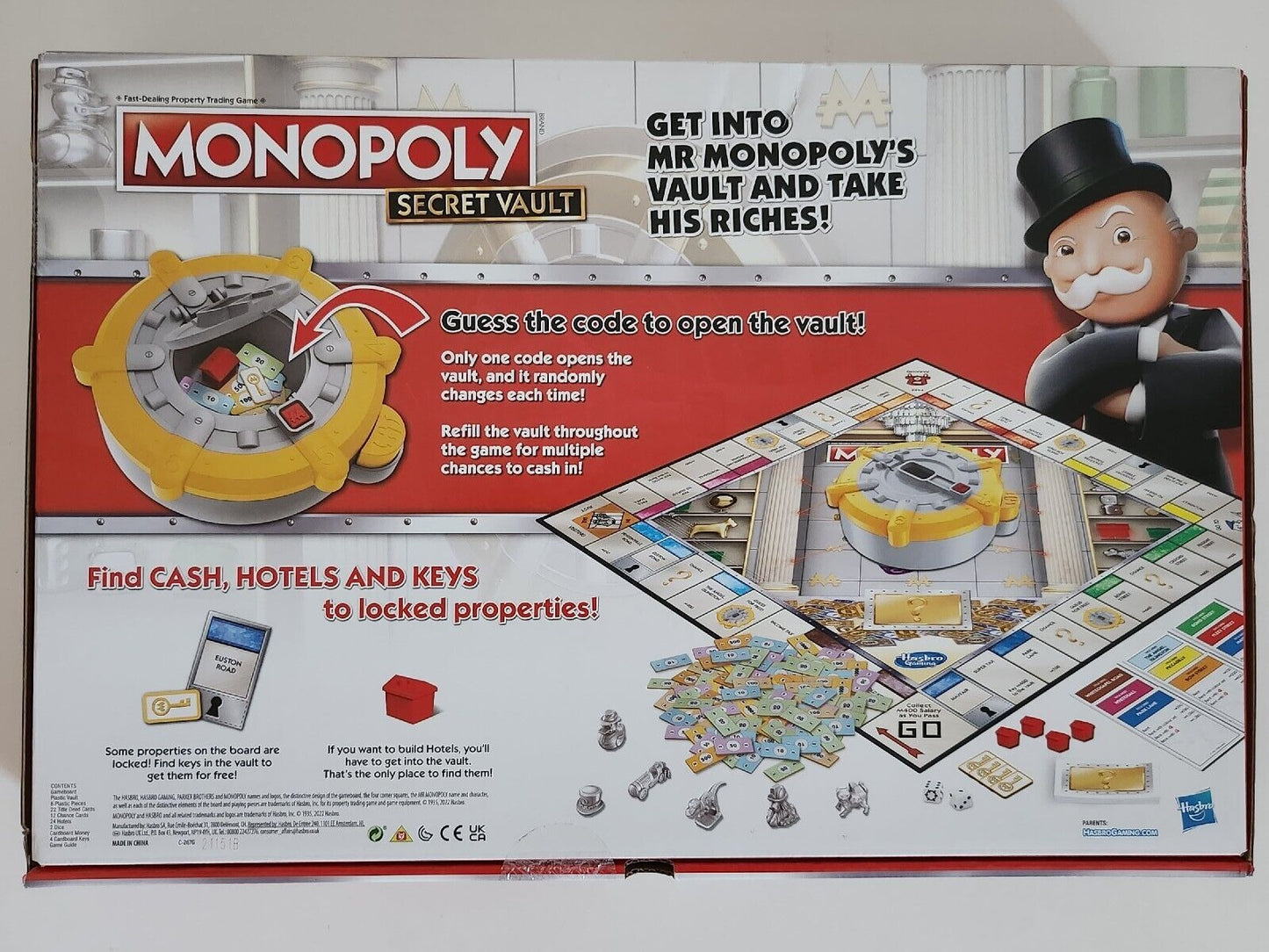 Monopoly Secret Vault Board Game