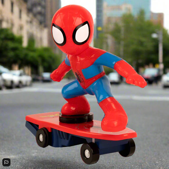 Remote Control Marvel Spider-Man & Skateboard Set