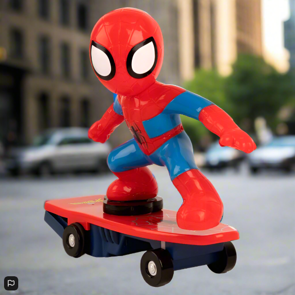 Remote Control Marvel Spider-Man & Skateboard Set