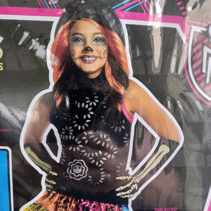 Girls Monster High Skelita Calaveras Fancy Dress Costume 3 To 4 Years