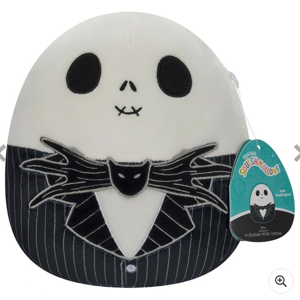 Original Squishmallows 25cm The Nightmare Before Jack Skellington Plush