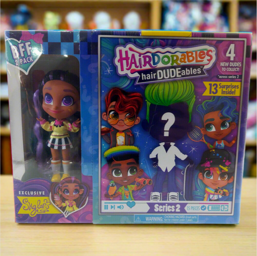 Hairdorables HairDudeAbles Series 2 BFF Pack Skylar Doll